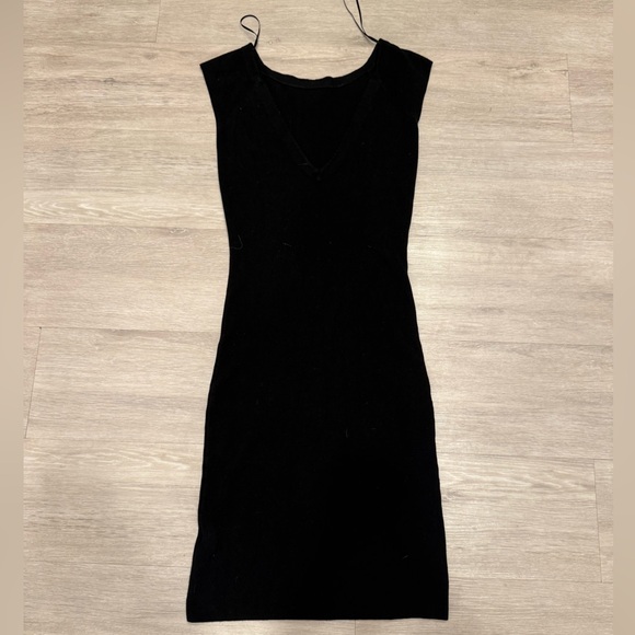 Black Zara Knit Dress - Picture 2 of 3
